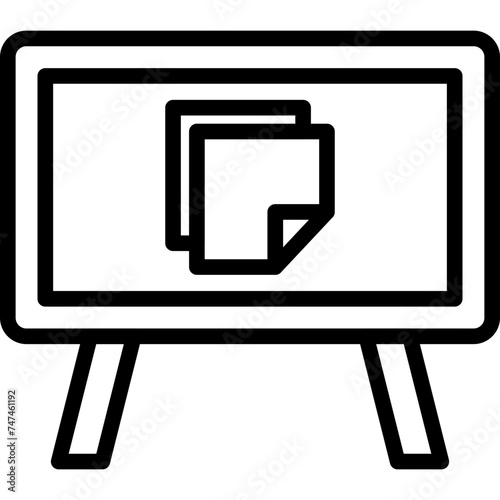Board Vector Line Icon
