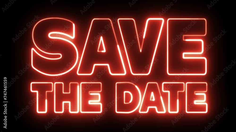 Save The Date text font with light. Luminous and shimmering haze inside the letters of the text Save The Date. Save The Date neon sign.
Save The Date text font with light. Luminous and shimmering haze inside the letters of the text Save The Date. Save The Date neon sign.