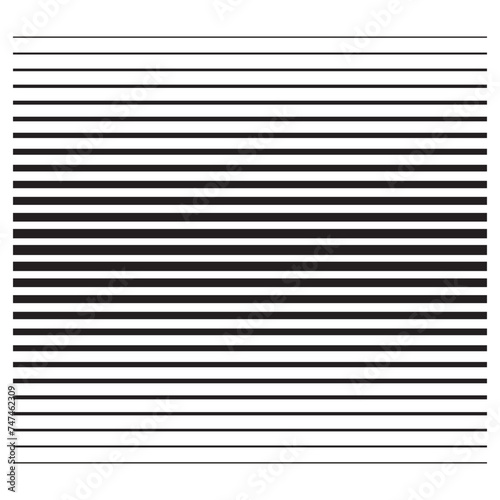 Halftone pattern background. Black and white striped pattern, background. Black and white monochrome horizontal lines. Halftone gradient lines Black vertical parallel stripes. Abstract geometric pater