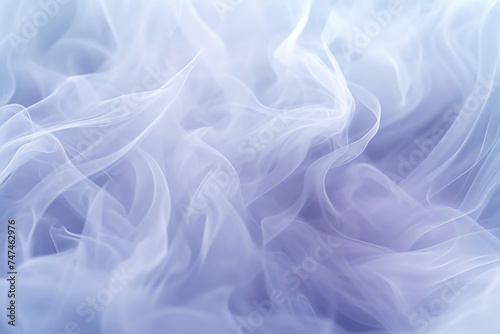 Close up of white smoke on blue background, perfect for design projects