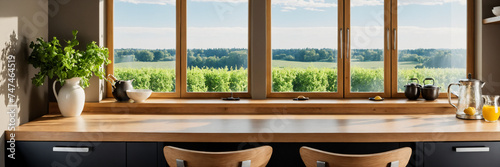 Modern kitchen room