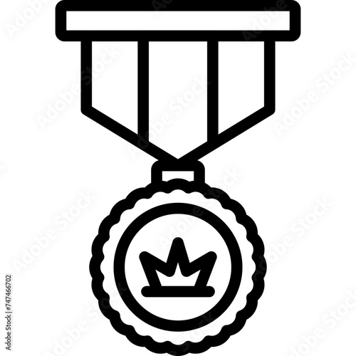 Badge Vector Line Icon