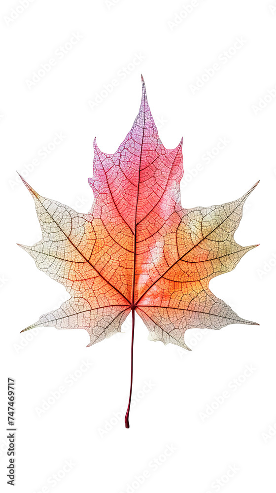 Red and Yellow Maple Leaf