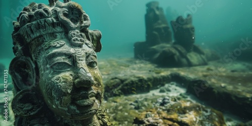 Undersea exploration with ancient gods, discovering lost tech treasures
