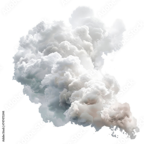 Large Cloud of Smoke Billows Into the Sky