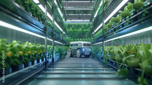 Robot-Driven Greenhouse Agriculture Innovative Automation in Farming