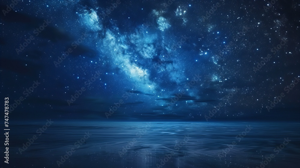 Star-filled night sky - obrazy, fototapety, plakaty 