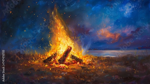 Summer bonfire  © Lemar