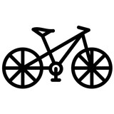Mountain bike Icon Style
