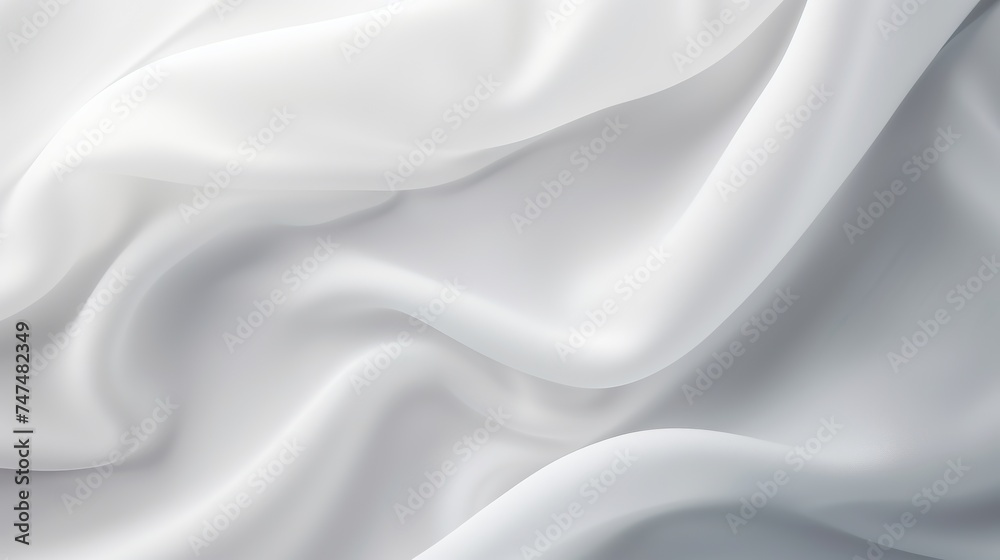 Abstract white fabric texture background.White cloth background abstract with soft waves Abstract white fabric texture background.White cloth background abstract with soft waves