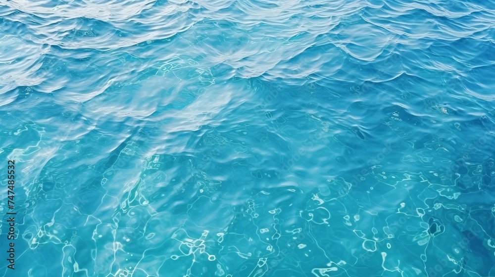 Background shot of aqua sea water surface