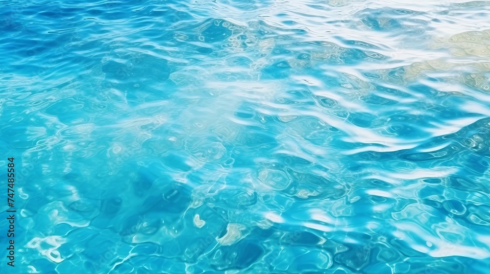 Background shot of aqua sea water surface