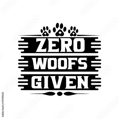 zero woofs given svg design