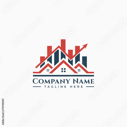 Real Estate Graph Business Logo Ideas