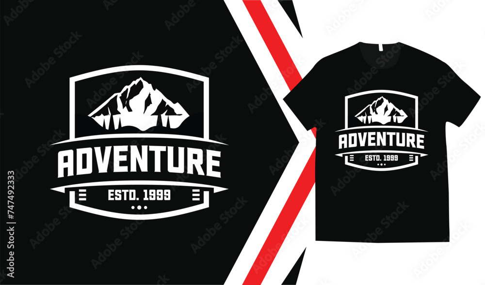 Mountain t-shirt design template, adventure t shirt deisign template Mountain t-shirt design template, adventure t shirt deisign template