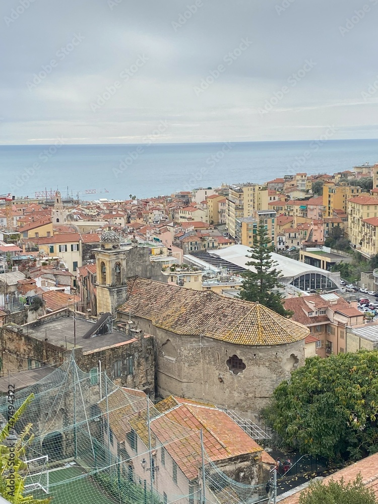 Fototapeta premium sea in italy panorama