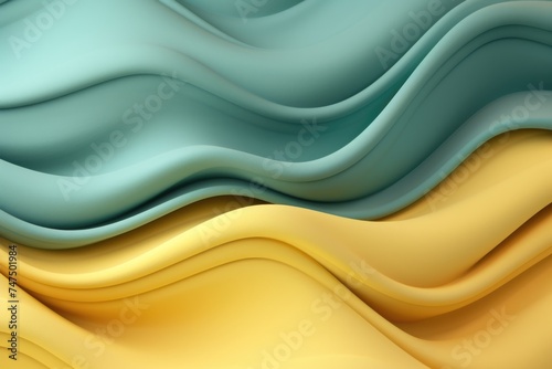 Close-up of a wavy surface with vibrant colors. Suitable for abstract backgrounds