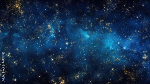 A beautiful galaxy with blue and yellow hues, perfect for space-themed designs