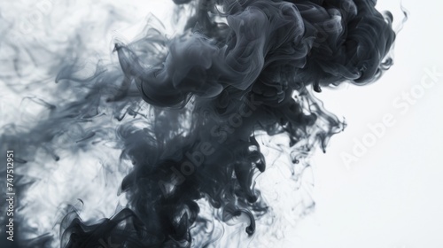 Close up of smoke in the air, suitable for various design projects
