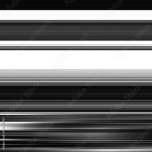 Black and white striped abstract background overlay. Motion effect. PNG graphic illustration with transparent background.