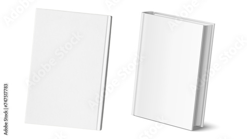 Fotografie Book Mockup cover on clean backdrop