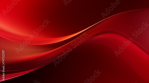 Red Wave artistic, abstract, modern and futuristic