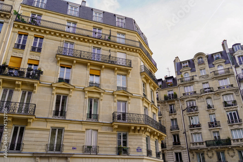 building facade from Paris , real estate