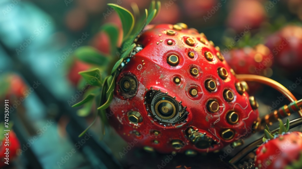 strawberry robot berry.