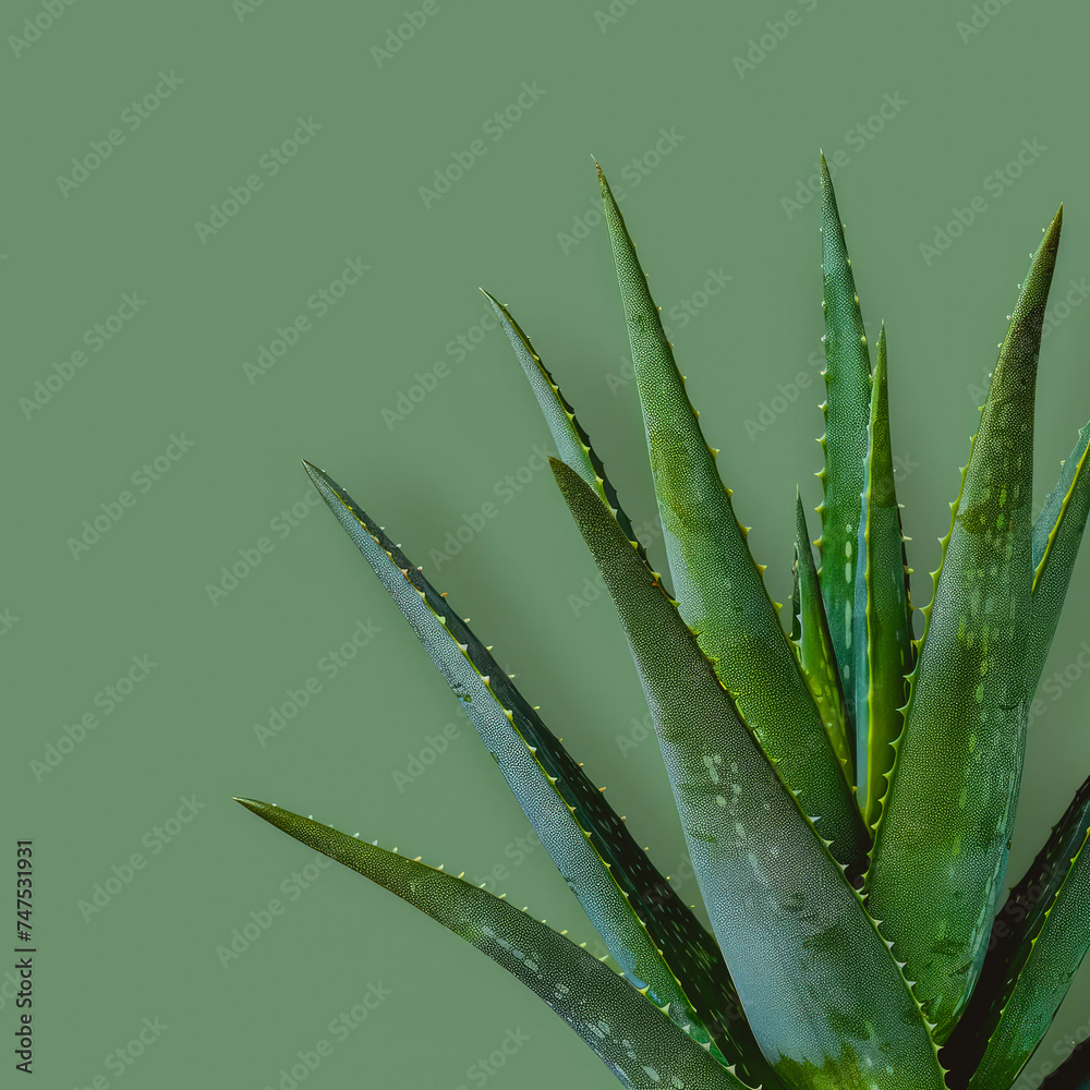 Fototapeta premium aloe vera sfondo