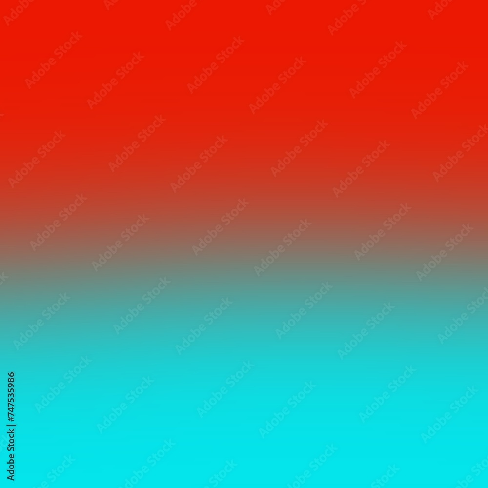 Obraz premium two colors abstract colorful background wallpaper, Red and Cyan Colour gradient background