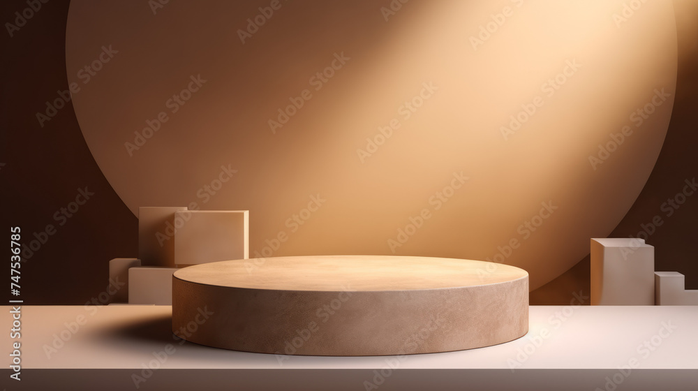 Elegant Stone Podium product display for product presentation Elegant Stone Podium product display for product presentation
