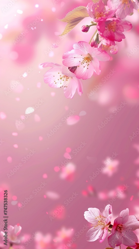 Spring Equinox Day Japan Flower Viewing Festival Sakura Cherry Blossoms Bokeh De Focused Background Spring Equinox Day Japan Flower Viewing Festival Sakura Cherry Blossoms Bokeh De Focused Background