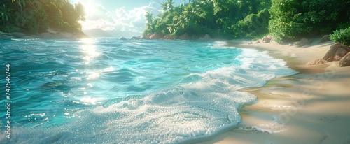 the sand on the beach