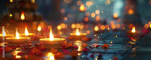 diwali festival of lights , hands holding indian oil lamp