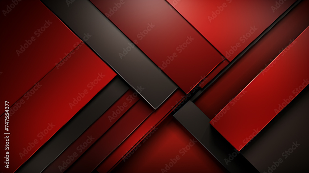 Red geometric texture. Abstract background - obrazy, fototapety, plakaty 