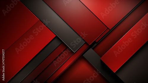 Red geometric texture. Abstract background photo