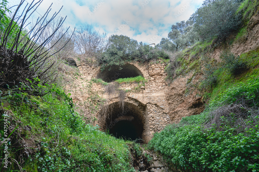 Obraz na plátně Scenic views from The Nysa on the Maeander which was an ancient city and bishopr