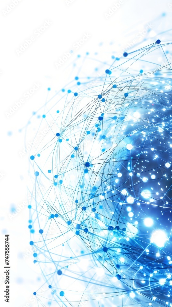 Fototapeta premium futuristic background communication abstraction.