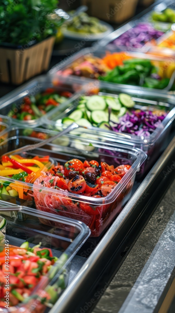 Serving breakfast buffet salad menu. Healthly food. Proper nutrition Serving breakfast buffet salad menu. Healthly food. Proper nutrition