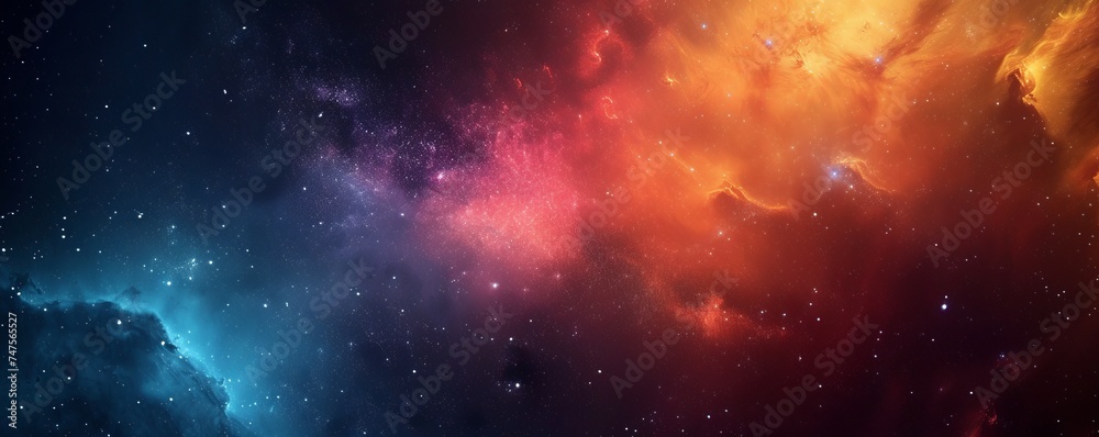 Fototapeta premium space landscape background.