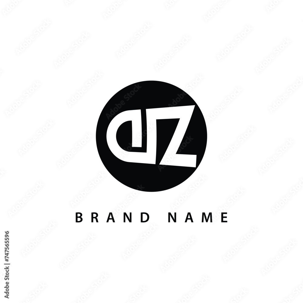 Letter az logo icon design template element Letter az logo icon design template element