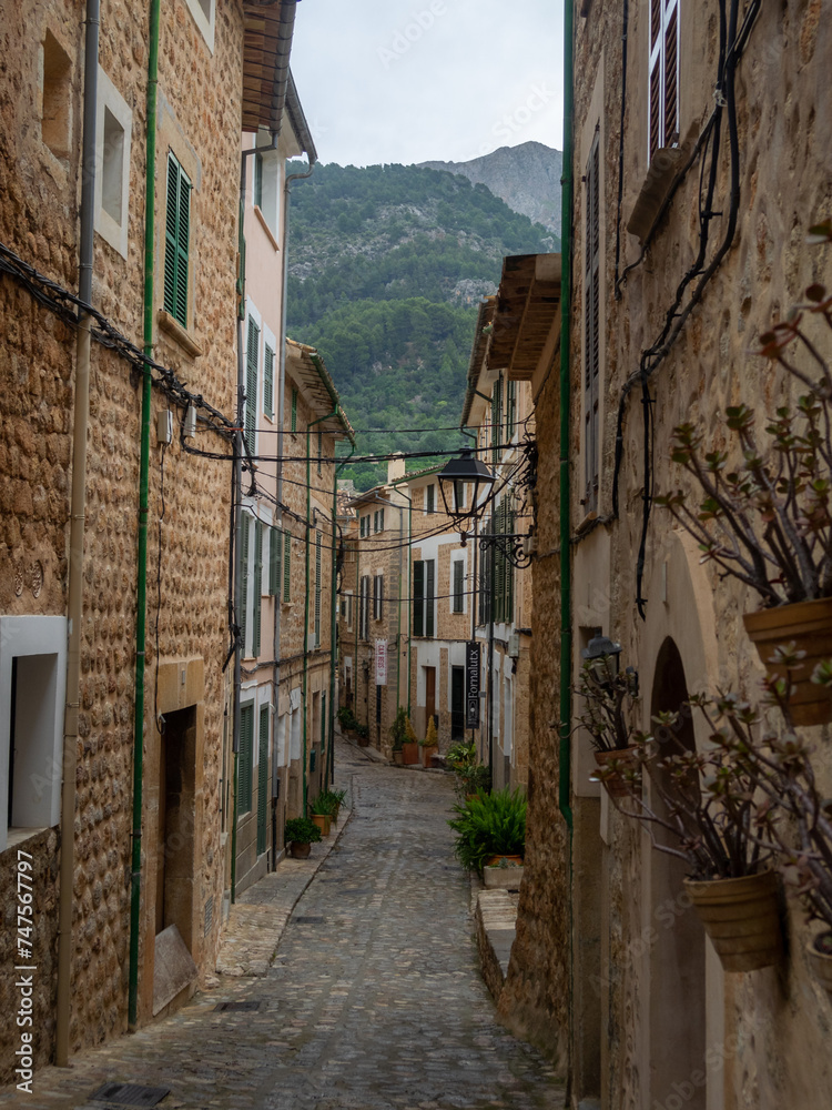 Fototapeta premium Fornalutx street