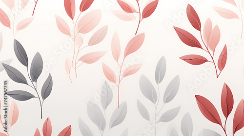 Seamless background picture, leaves pattern