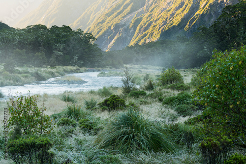 Hollyford River, Fiordland Nationalpark, Southland, Südinsel, Neuseeland, Ozeanien