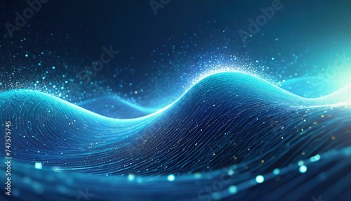 abstract blue background with waves