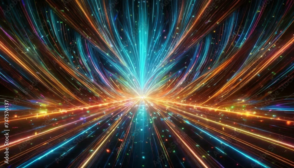 abstract background with glowing lines abstract background with glowing lines