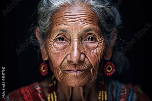 Portrait of an old woman © paul
