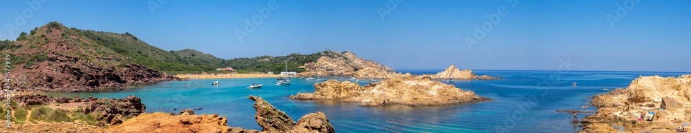Cala Pregonda panorama, Menorca