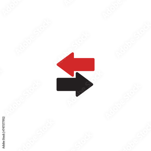 Free Download Arrow icon flat vector design - GFXLoad