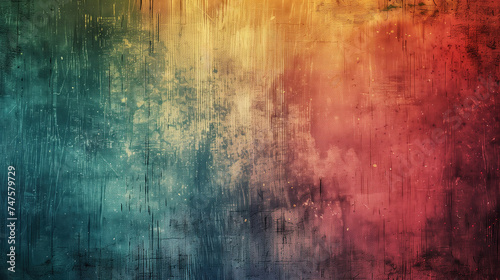 colorful grunge faded background, painted, abstract